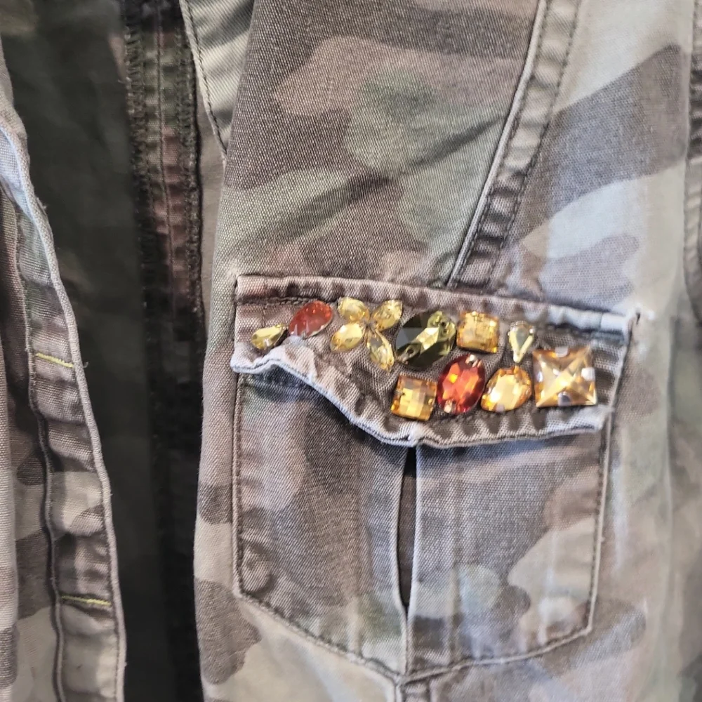 Zara utility jacket relaxed fit multiple pockets stylish functional - Picture 3 of 10